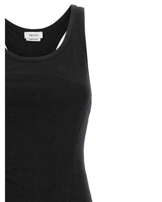 McQueen Black Corset Dress