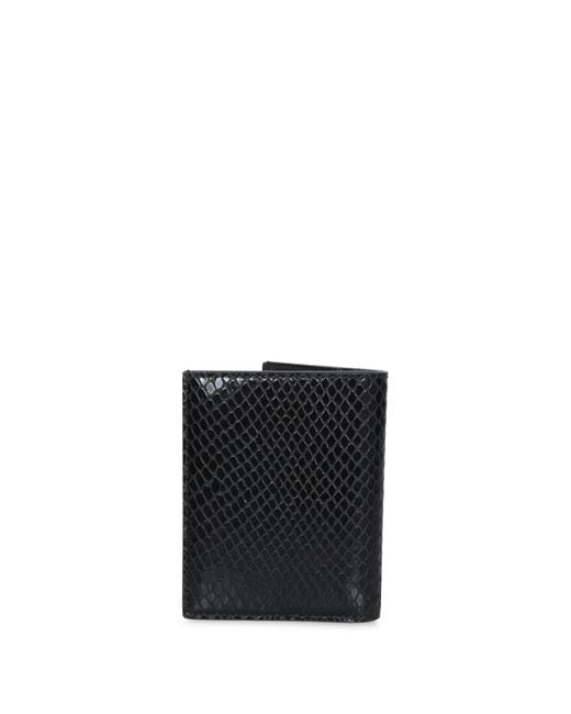 Tom Ford Black Python Vert Cardholder for men
