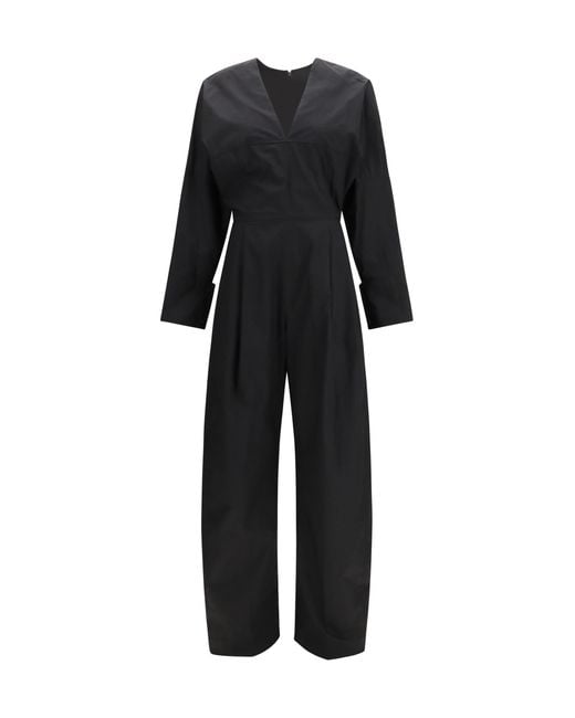 Thelatest Black Jumpsuit Drew Cotton Jumpsuits
