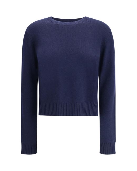 Lisa Yang Blue Mable Sweater Kashmir/Capra Hircus