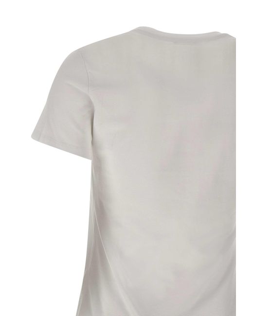 Liu Jo Gray Moda Cotton T-Shirt