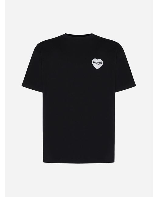 Carhartt Black Heart Bandana Cotton T-Shirt for men