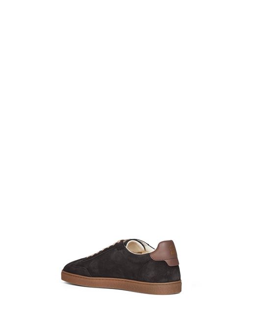 Brunello Cucinelli Gray Sneakers Pepper Suede for men