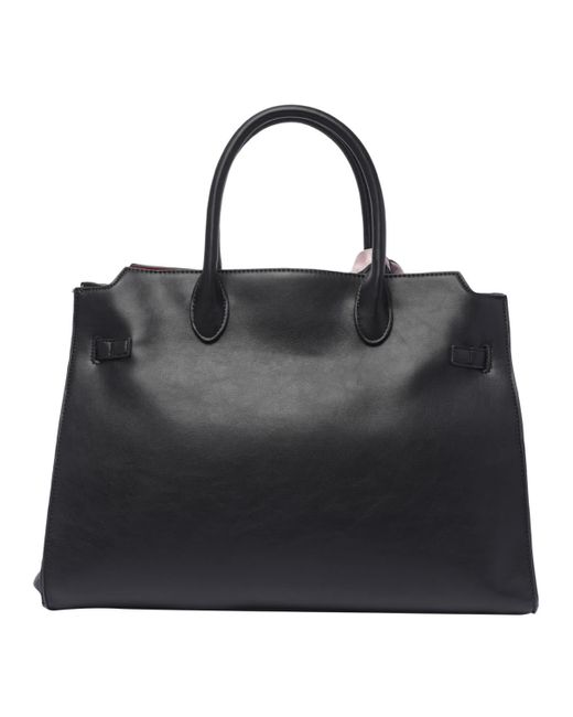 Liu Jo Black Logo Satchel Bag