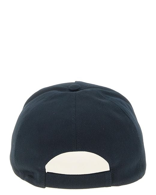 Fendi Blue Patch Cap for men
