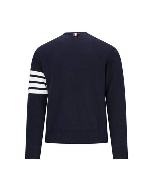 Thom Browne Blue Sweaters Cotton for men