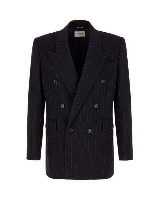 Saint Laurent Black Jackets & Vests for men