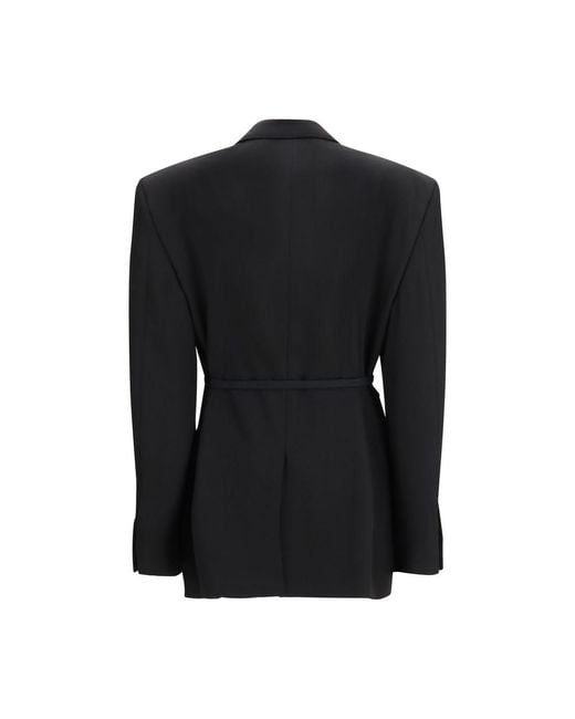 Balenciaga Black Wool Jacket Clothing