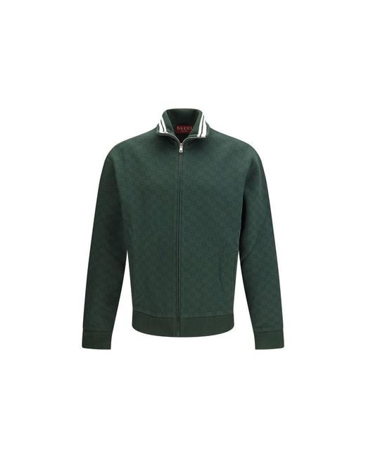 Gucci Green Polyamide Shell Jacket Clothing for men