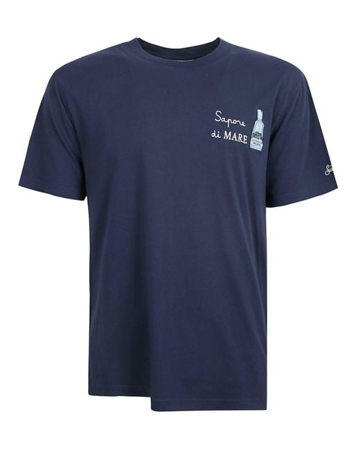 Mc2 Saint Barth Blue T-Shirts And Polos for men