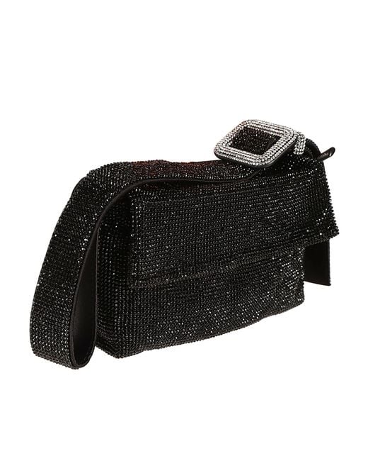 Benedetta Bruzziches Black Embellished Shoulder Bag