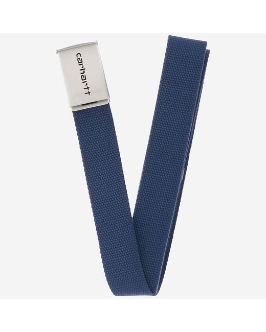 Carhartt Blue Technical Fabric Belt With Logo for men