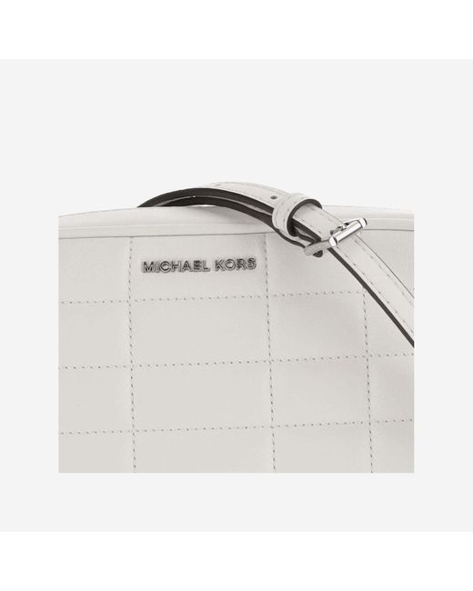 Michael Kors White Camera Bag Jet Set