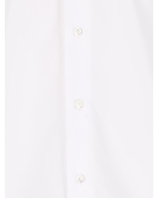Finamore 1925 White Shirt Milano-Zante for men