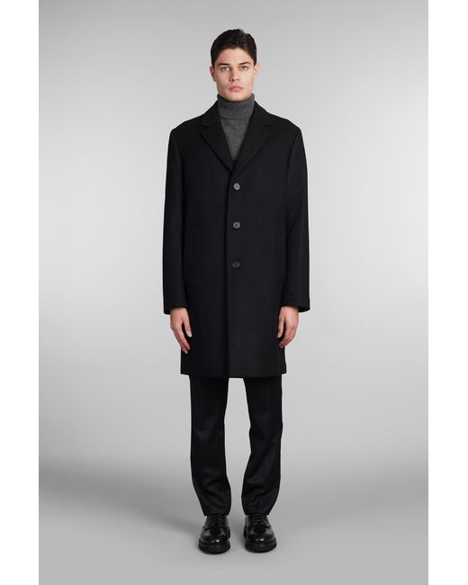 Theory Blue Coat Melton Coat for men