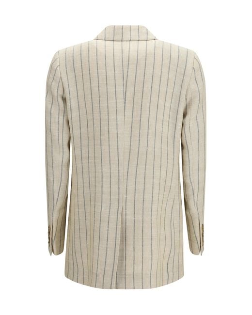 Blazé Milano Natural Blazer Serene Linen Blazers