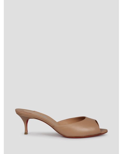 Christian Louboutin Brown Me Dolly 55 Mule