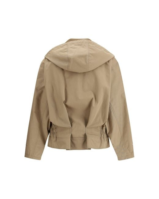 Fendi Natural Cotton Blouson Jacket