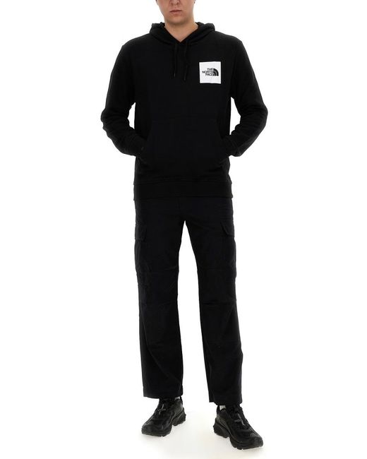 The North Face Black Sweatshirt With Logo for men
