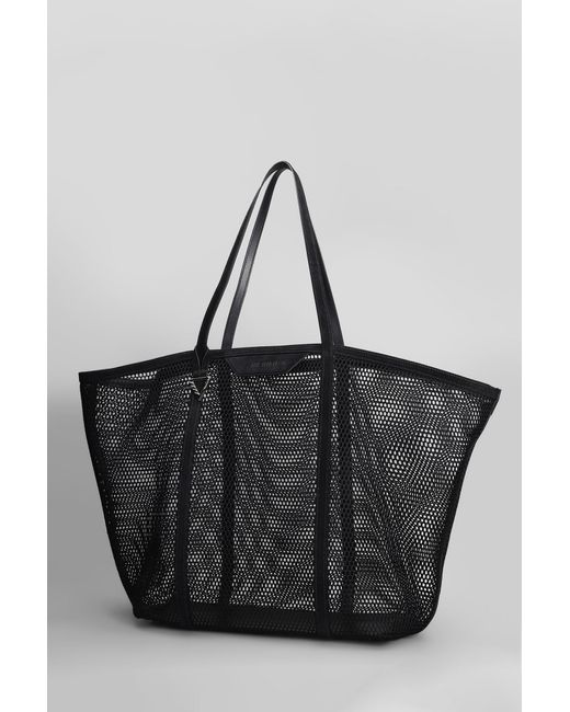The Attico Black Via Del Mare Tote