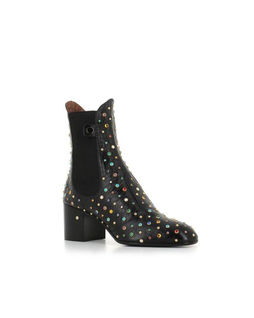Laurence Dacade Black Boot Angie Studs