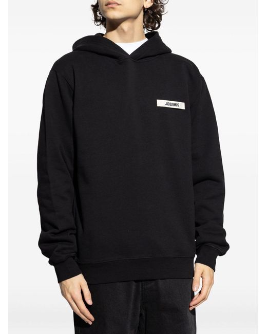 Jacquemus Blue Le Hoodie Gros Grain for men