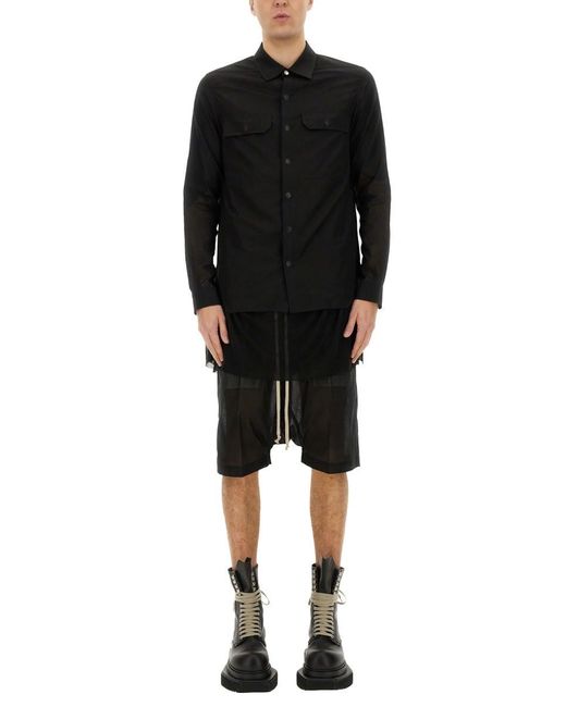 Rick Owens Black Short "Rick's Pods for men