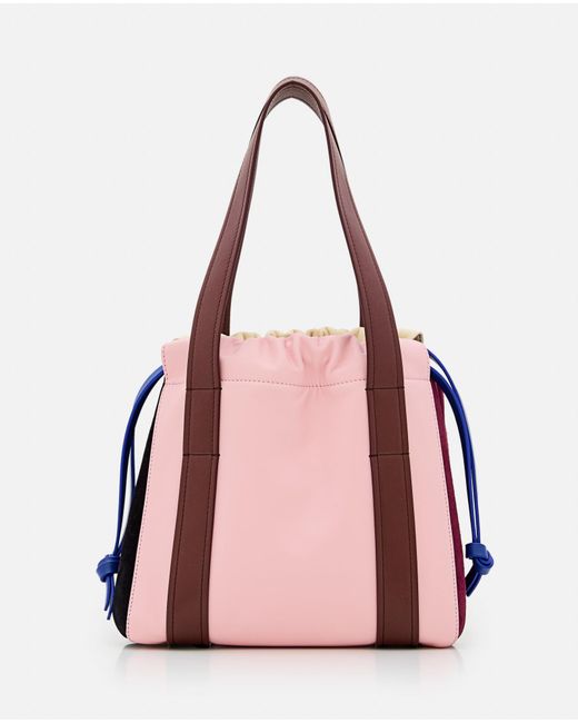 Colville Pink Small Lullaby Leather Tote Bag