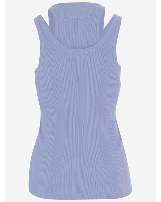 ARMARIUM Blue Tank Top Cotton