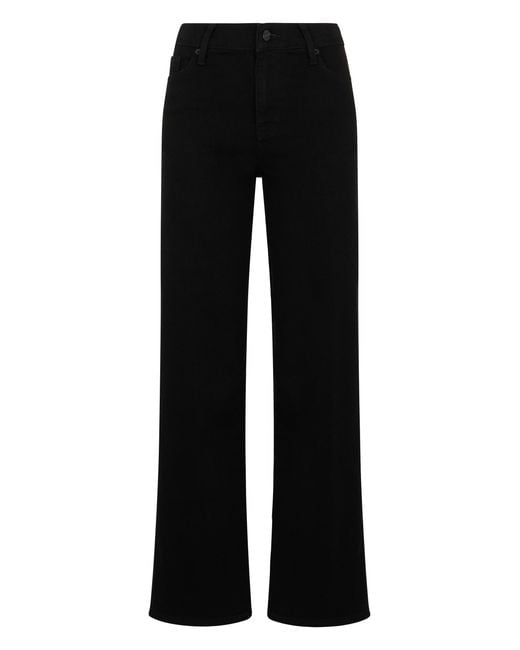 FRAME Black Jeans Straight Cotton Straight-Leg