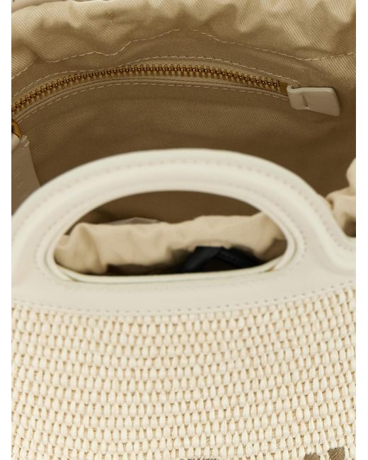 Marni White 'Tropicalia' Small Bucket Bag