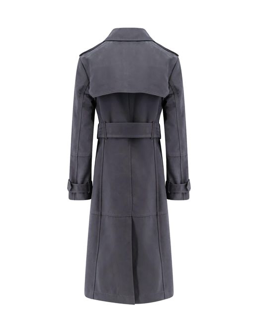 Burberry grey coat best sale