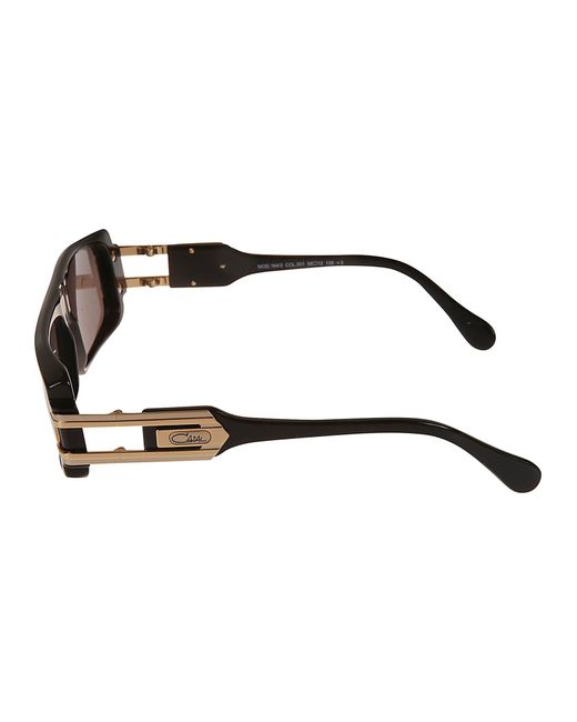 Cazal Brown Logo Lens Detail Square Glasses