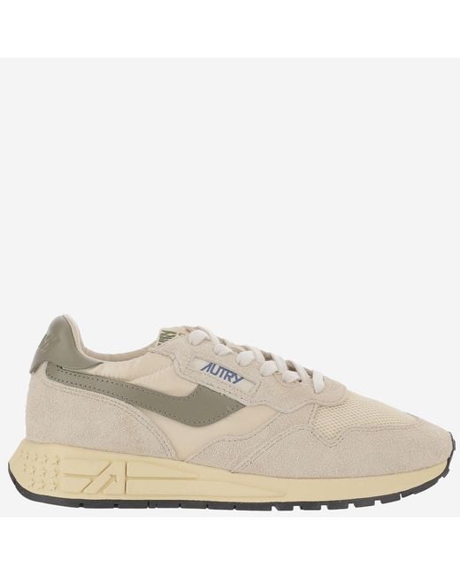 Autry Natural Sneakers Reelwind Leather Trainers for men