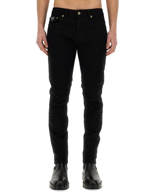 Versace Black Slim Fit Jeans for men