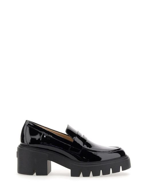 Stuart Weitzman Black Soho Loafer