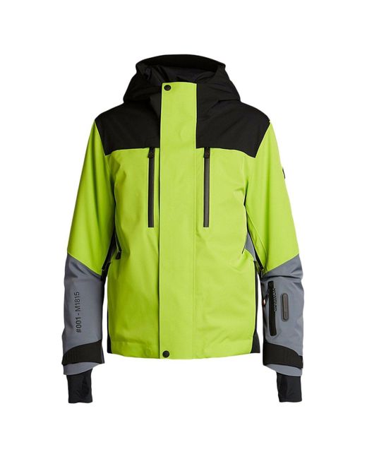 3 MONCLER GRENOBLE Green Cerniat Ski Jacket for men