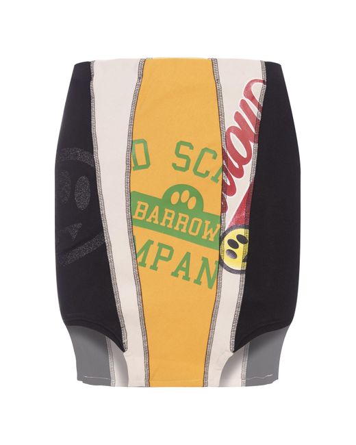 Barrow Multicolor Patchwork Mini Skirt