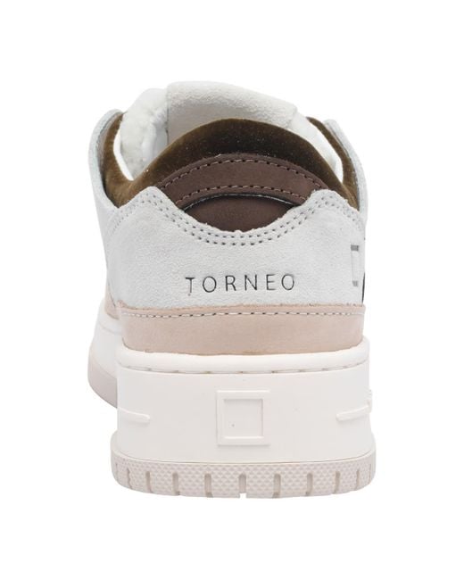 Date Gray Court Sneakers