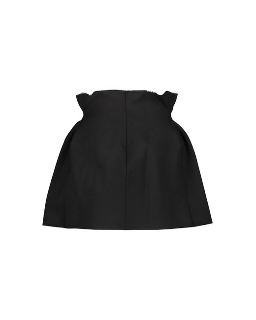 Vetements Black Reconstructed Hourglass Skirt