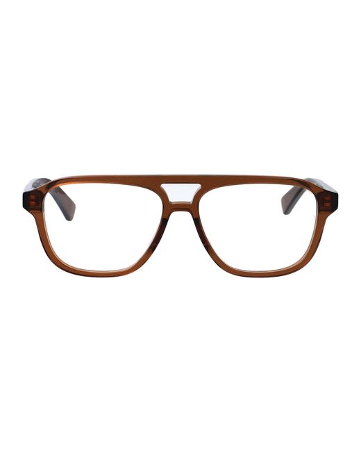 Bottega Veneta Brown Acetate Glasses for men
