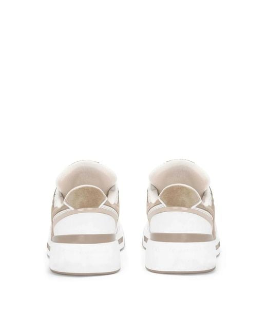 Dolce & Gabbana White Dolce & Gabbana New Roma Logo Sneakers for men