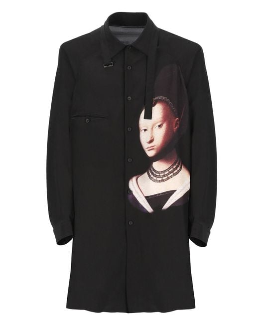 Yohji Yamamoto Black Young Girl Shirt for men