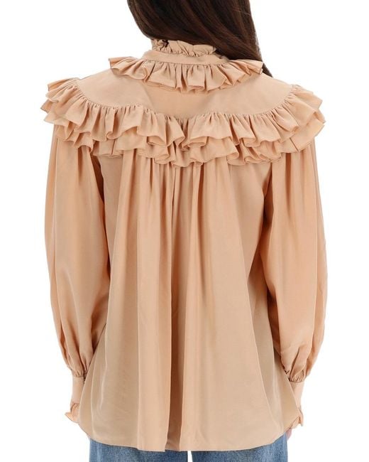 Chloé Natural Silk Shirt