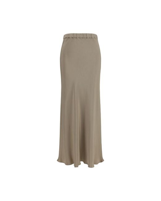 Max Mara Natural Silk Long Skirt