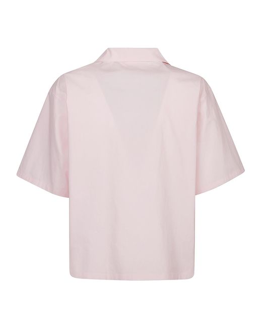 KENZO Pink Boke Flower Hawaiian Short Sleeve Shirt