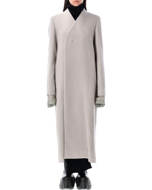 Rick Owens Gray Museum Coat