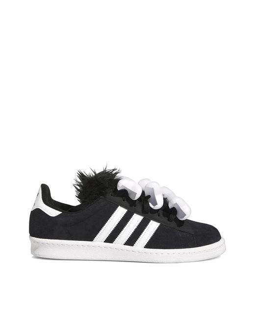 Adidas Black Campus 80 X Jeremy Scott Bones Sneakers Shoes for men