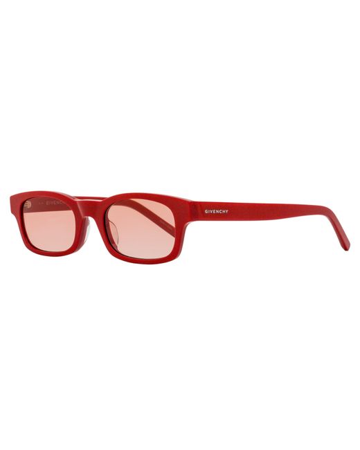 Givenchy Black Narrow Rectangular Sunglasses Gv40032U 66T 49Mm Plastic (Acetate)