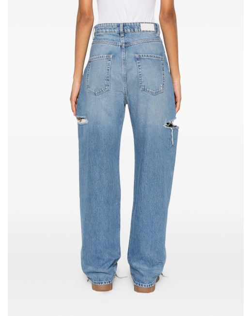 ICON DENIM Blue Ripped Jeans